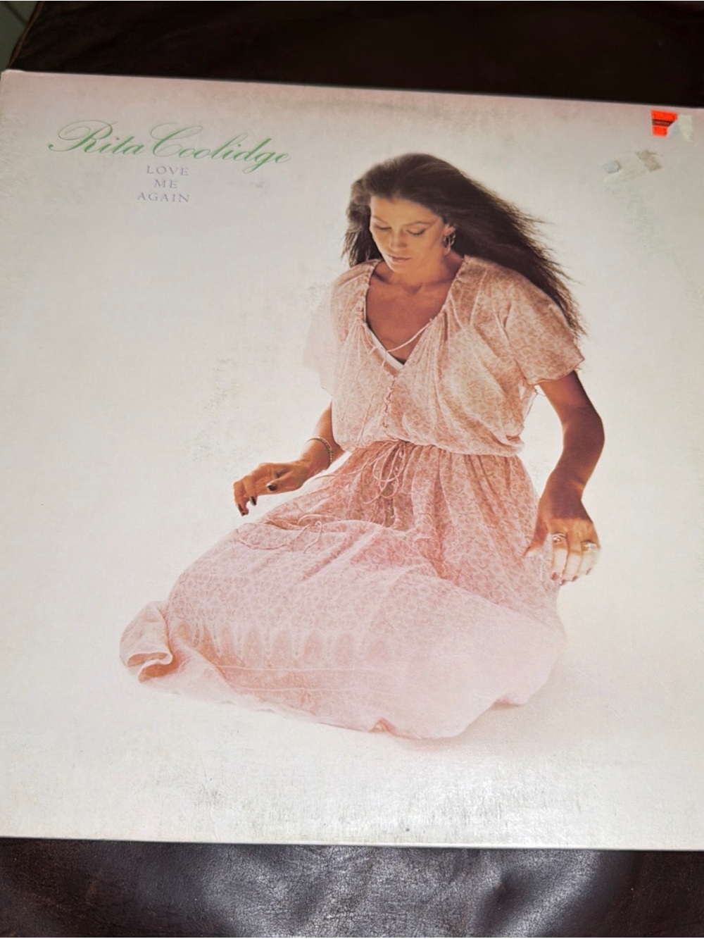Rita Coolidge "Love Me Again" Album Cover — Pale Pink Dress Artwork